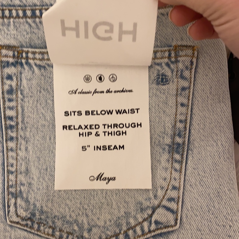 New Rag & Bone Maya High Rise Short - Picture 5 of 7